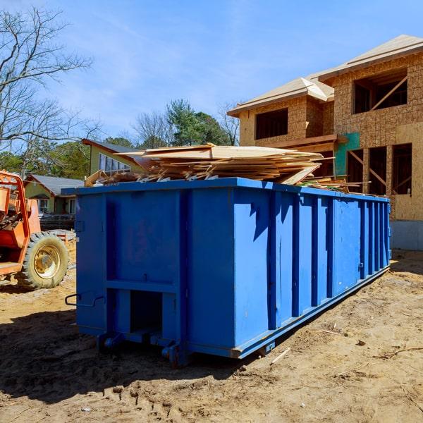 we offer a variety of sizes of construction dumpsters to fit your project needs